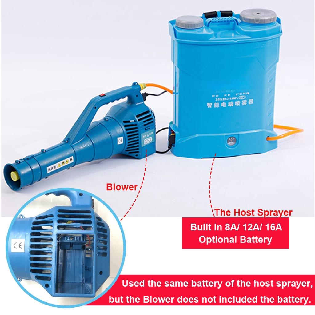 Pulverizador ULV Elétrico Portátil de 20L com Bateria Máquina de Desinfecção de Ultracapacidade 10-15M Pulverizador de Medicamentos de Combate