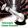 ABBP-3XLR Attuatore Lineare Alternativo Corsa 65mm Regolazione Velocità Mini Attuatore Lineare Telescopico 3-24V EU Spina EU