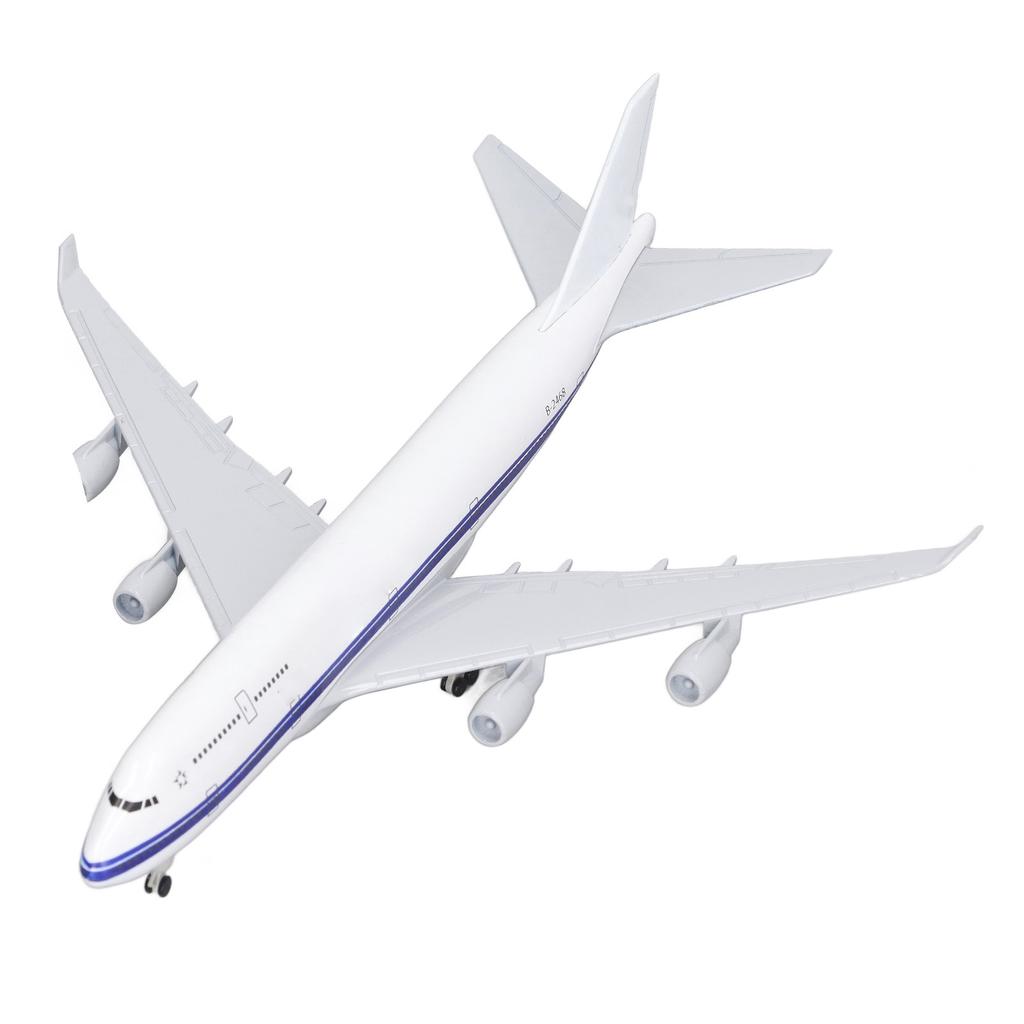 Delicate Diecast Airliner Model Alloy Simulated Passenger Plane Model with Stand for Kid Adult 7.9