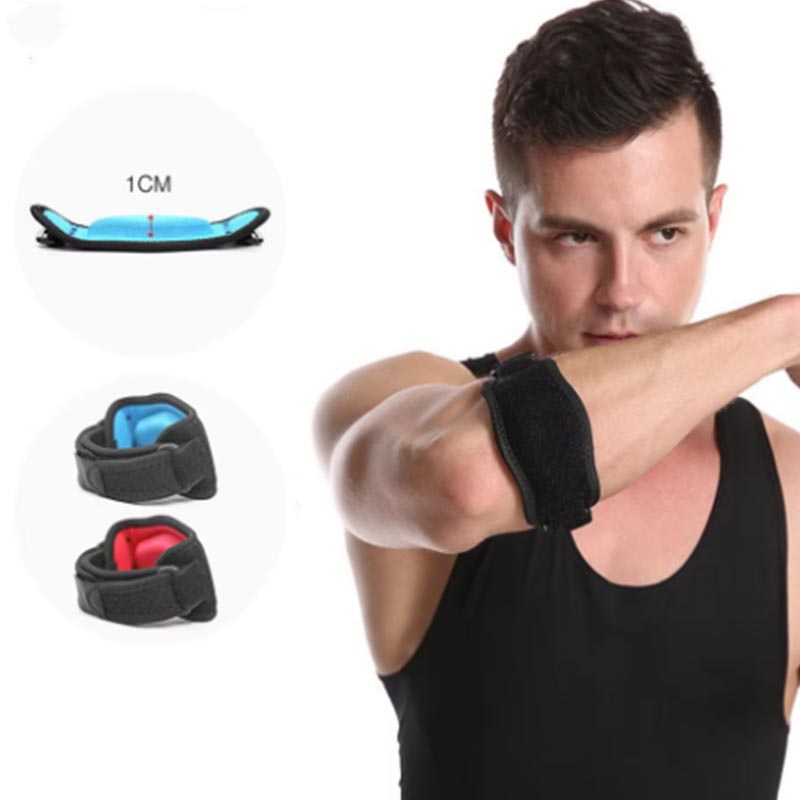 1 Stück verstellbare Basketball Tennis Golf Ellenbogenstütze Golfer-Armband Ellenbogenpolster Laterales Schmerzsyndrom Epicondylitis Bandage
