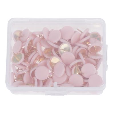100Pcs Round Push Pins Notice Board Map Thumb Tacks Point Bulletin Drawing
