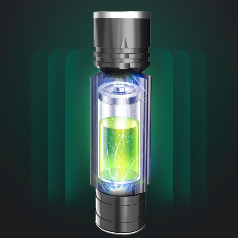 Strong Light Flashlight Rechargeable Mini Portable Tail Strong Magnetic Outdoor Portable LED Work Light Auto Repair Maintenance Light