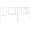 Replacement Headboard Metal White 193 Cm