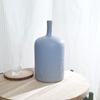 Ceramic Vase Blue Retro Earthenware Jars Flower Vase Coarse Pottery Flower Arrangement Accessories Home Decoration