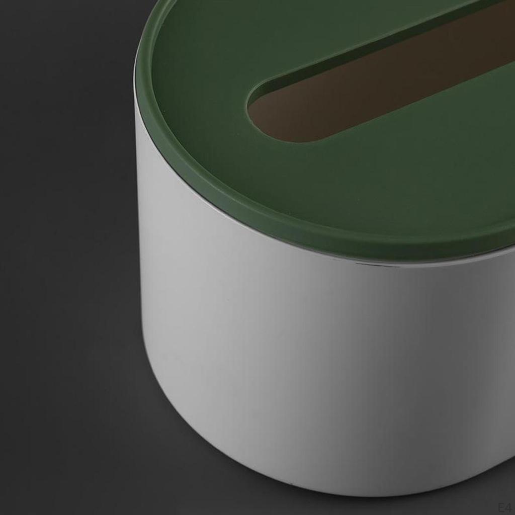 Multi-functional Tissue Box with Compartment Desktop Storage Organizer Case