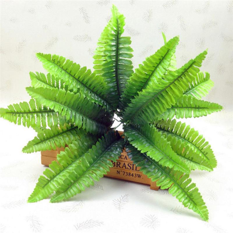 14 Leaves Persian 7 Fork Artificial Flower Fern Plants Wedding Office Home Decor