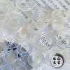 Natural White Agate Donut Ring: 8-30mm Ice Chalcedony Jade Stone, DIY Accessories