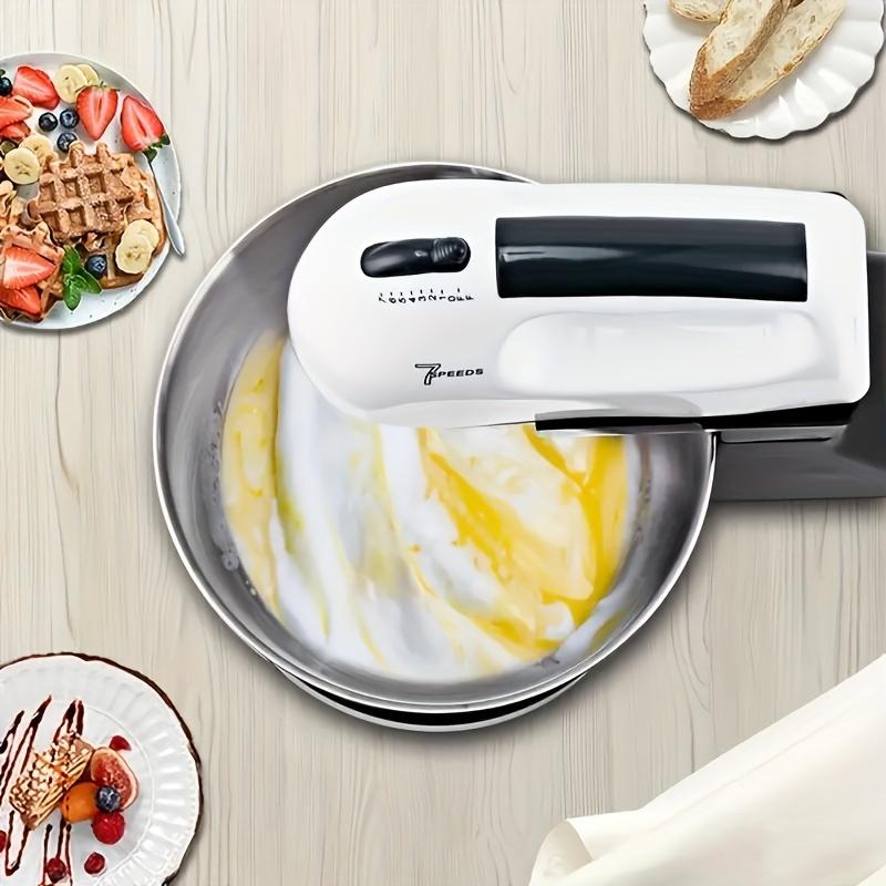 Mixer electric versatil 2 în 1 - Motor puternic și design din oțel inoxidabil - Ideal pentru aluat și creme - Perfect pentru sărbători și coacere de zi cu zi