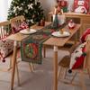 Polyester Digital Positioning Printing Christmas Wreath Table Flag Bedside Flag Placemat Table Fabric