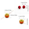 10/20/30Pcs Fruit Glass Beads For Handmade Art Craft Friendship Bracelets 85AD