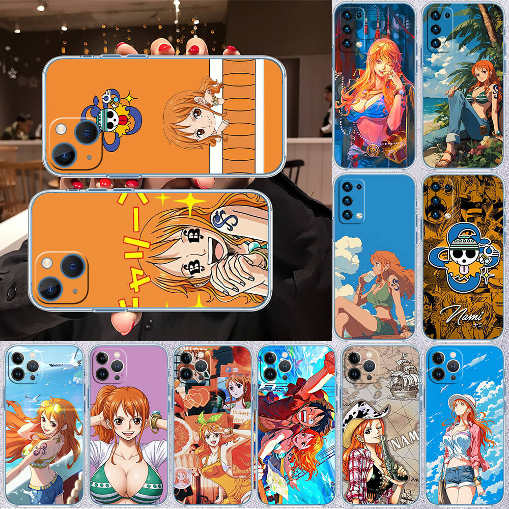 One Piece Nami Phone Case for Motorola Edge 20 30 S30 40 50 Fusion Lite Plus Pro Neo Ultra One Hyper Power Action Zoom Macro Vision