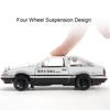 1:30 AE86 Vintage Car Toy Models Metal Diecast Miniature Cars 4 Doors Opened Sound Light Pull Back Simulation Vehicles Kid Gifts