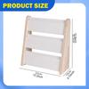 3 Tier Necklace Display Stand Chains Holder Wood Freestanding Jewelry Organizer Rack for