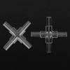 30pcs 4MM Aquarium Fish      Tubing Splitter L Shape 3 Way 4 Way Adapter Connector