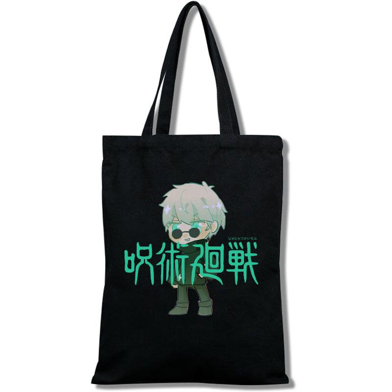 Jujutsu Kaisen Tote Bag Fashion Shopping Bag Portable Women'S Shoulder Bag