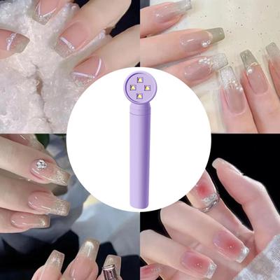 Handnagel Mini Wiederaufladbar LED 12W 4 Lampe 40S Timing Gel Lack Trocknen Nagelkunst