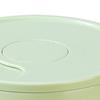 Fruit Vegetable Container Round Shape Multifunctional Plastic Scallion Storage Box Green