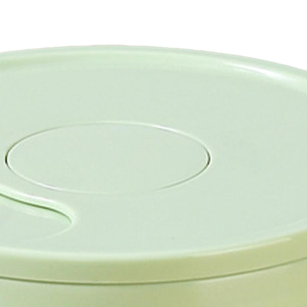 Fruit Vegetable Container Round Shape Multifunctional Plastic Scallion Storage Box Green