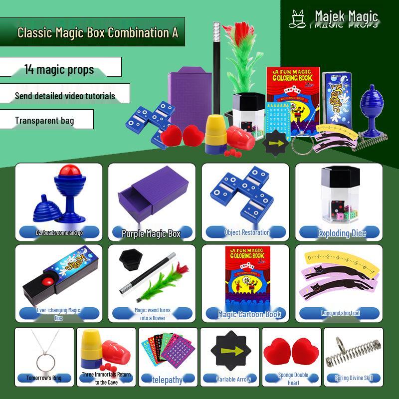 Magic Props Set: Educational Performance Kit for Boys and Girls - Perfect Festival or Birthday Gift