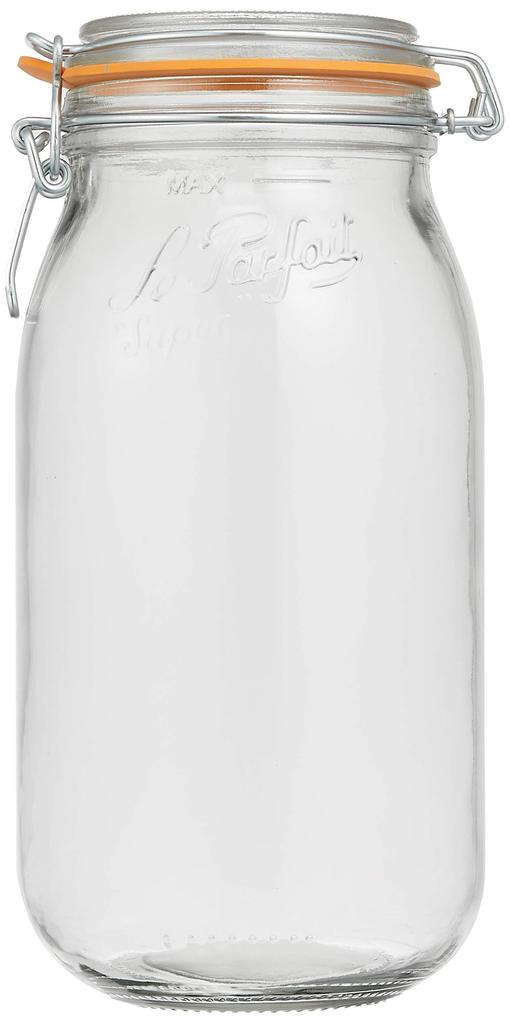 Le Parfait Glass Vocal Storage 960510 Jar, 2L, Container,