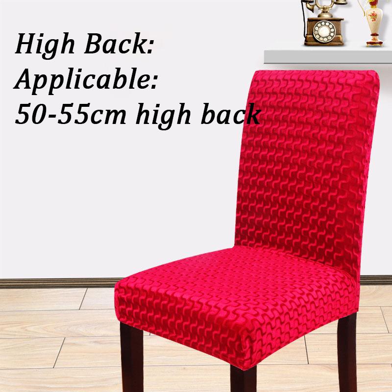 Spisebord Stoltrekk Stolpute Enkel Pute Krakktrekk Elastisk Husholdnings Spisestuestoltrekk Stoff