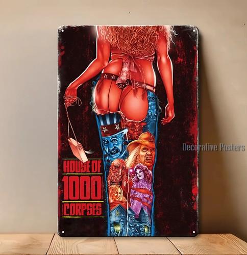 House Of 1000 corpses Movie Metal Poster  Sign Size 20x30cm 20x30cm（7.8x11.8inch）