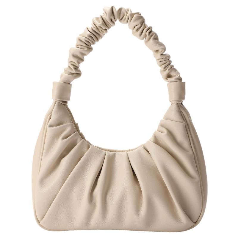 Sommer Plissierte Wolke Tasche Achseltasche Modische und Vielseitige Baguette-Tasche Einzel-Schulter Umhängetasche