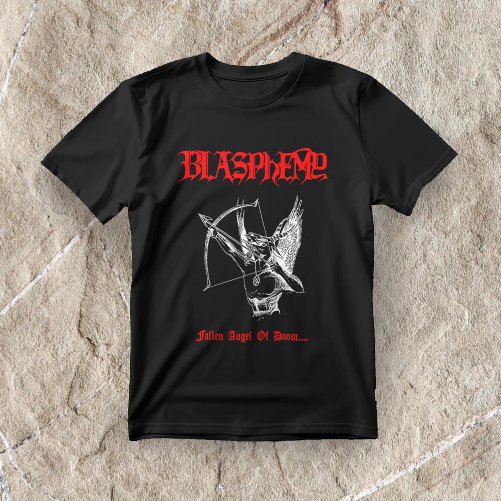Blasphemy Fallen Angel of Doom Canadian Black Metal Band Album T-Shirt S-5XL Unisex T-Shirt M