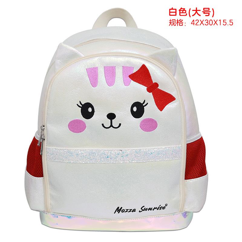 School bag three-piece female new chinchilla primary and secondary school students double shoulder child and mother bag backpack fashion