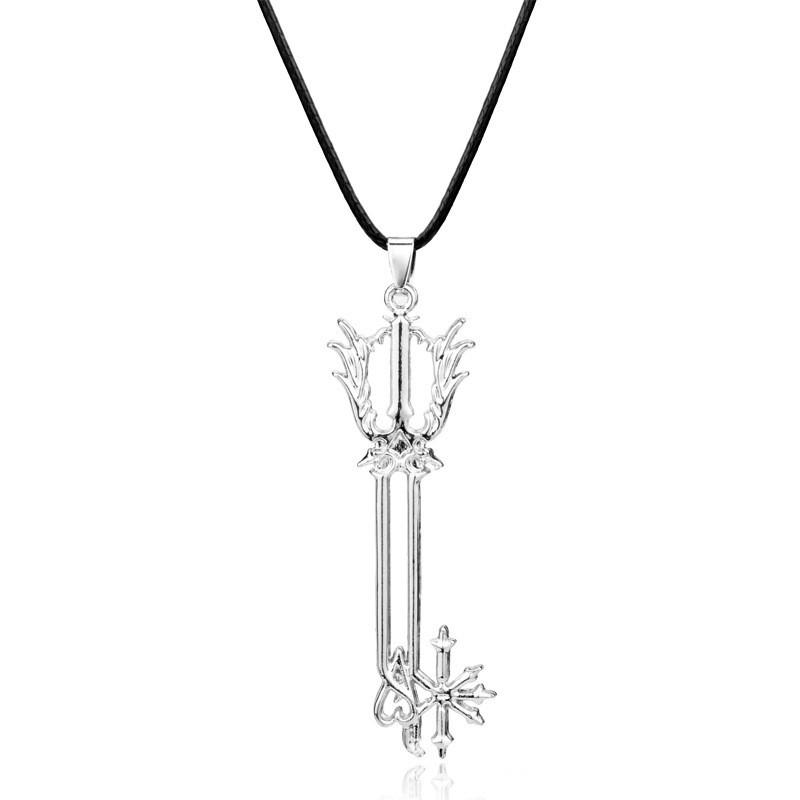 Kingdom Hearts Necklace With Geometric Alloy Pendant For Anime Fans Necklace