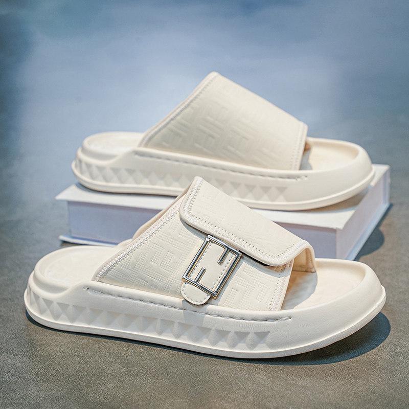 2024 Men's Trendy Breathable Athletic Shoes: High-End Thick-Soled Dad Sneakers for Summer with Height Enhancement