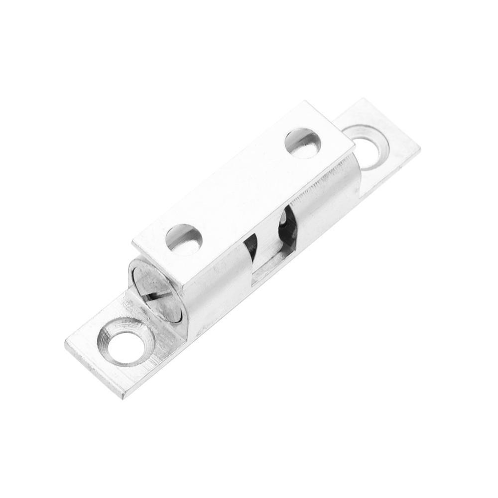 1Pcs Closet Tension Latch Bead Lock Brass Copper Double Spring Steel Ball Door Bumper 40/50/60/70mm Damper Buffer Door Catch