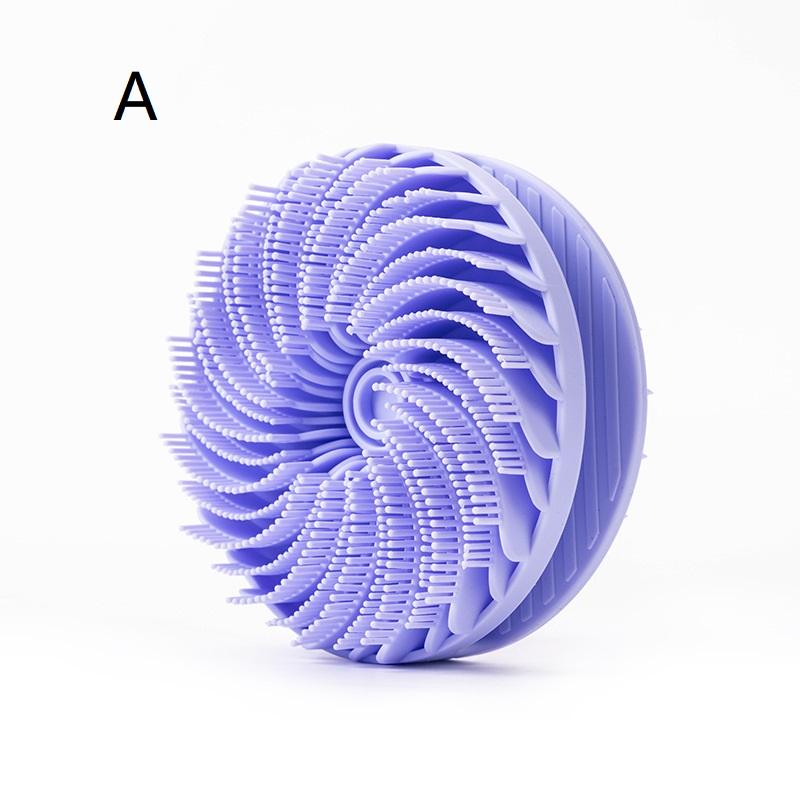 Silicone Body Scrubber Loofah Double-Sided Bath Brush,Shower Scrubber And Scalp Massager Shampoo Brush For Kids Women Men