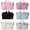 Quilted Travel Duffle Bag Solid Color Sports Tote Bag Portable Luggage Bag  Girl