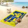 Asciugamano da Spiaggia Personalizzato Stampato Cristiano Ronaldo Logo Calcio Supporto Nome Personalizzato Testo Asciugamano Assorbente Per Sport Viaggio Regalo Speciale