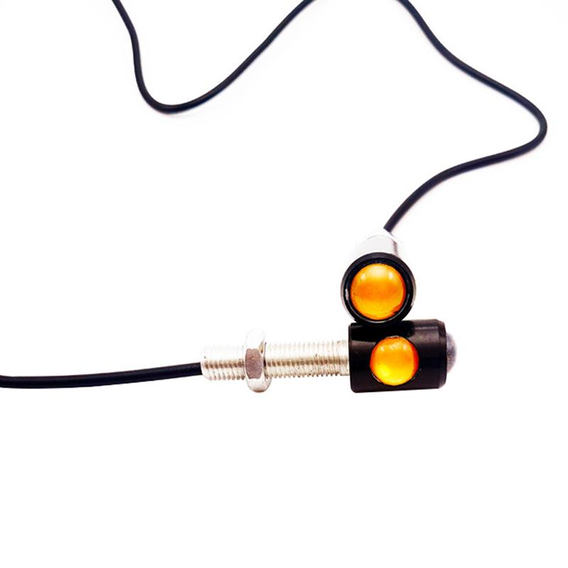 Śruba do tablicy rejestracyjnej motocykla LED Super Bright Tail Light Brake Mgła