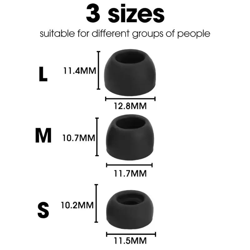 Soft Silicone Earbuds Eartip for Samsung Galaxy Buds Pro Anti-slip Replacement Earplug for Galaxy Buds Pro Eearphone Accessories