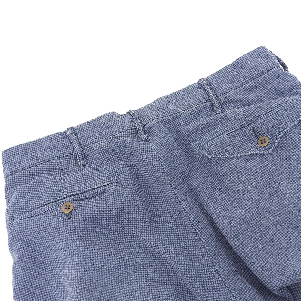 RRL Men's Blue Block Check Button Fly Pants, Size 32x30 Bottoms 32x30 blueUsed