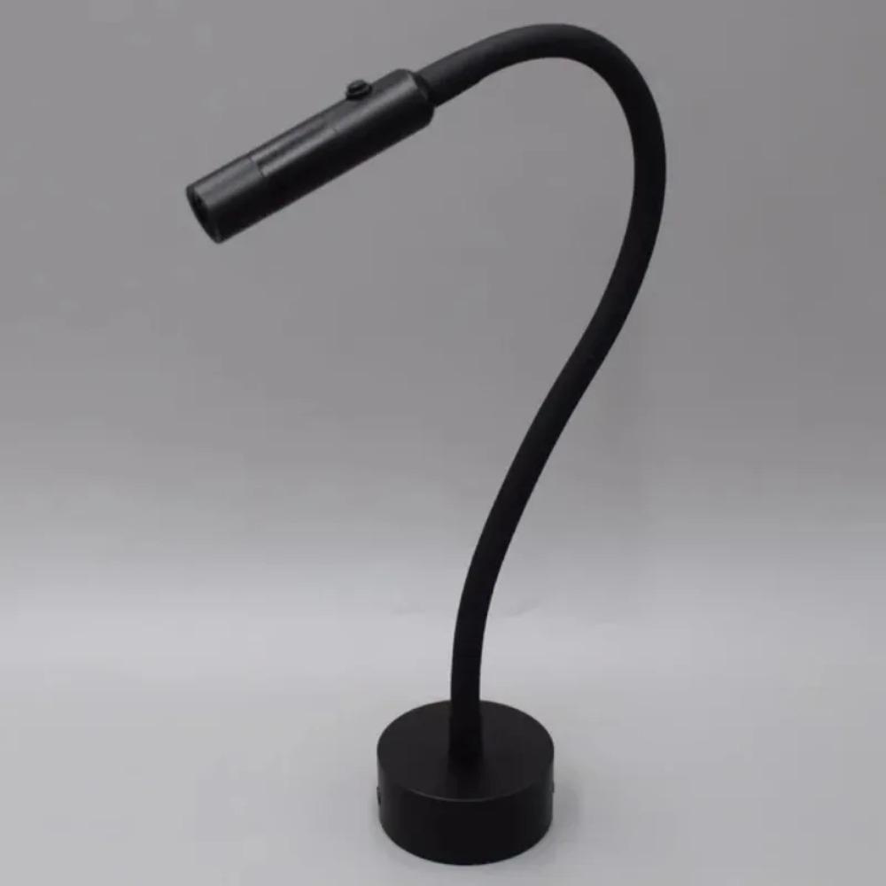 Modern Gooseneck LED Wall Lamp with Switch Flexible Adjustable Wall Mounted Bedroom Sconce Bedside Lamp Led Wall Light Fixture