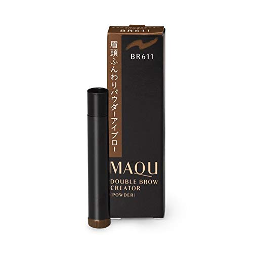 Maquillage Double Brow Creator Powder Eyebrow BR611 Dark Brown Cartridge 0.3g