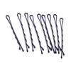 Women Girls Black Hair Pins Mini Waved Curved Straight Shaped Bobby Pins Metal Hairdressing Tool