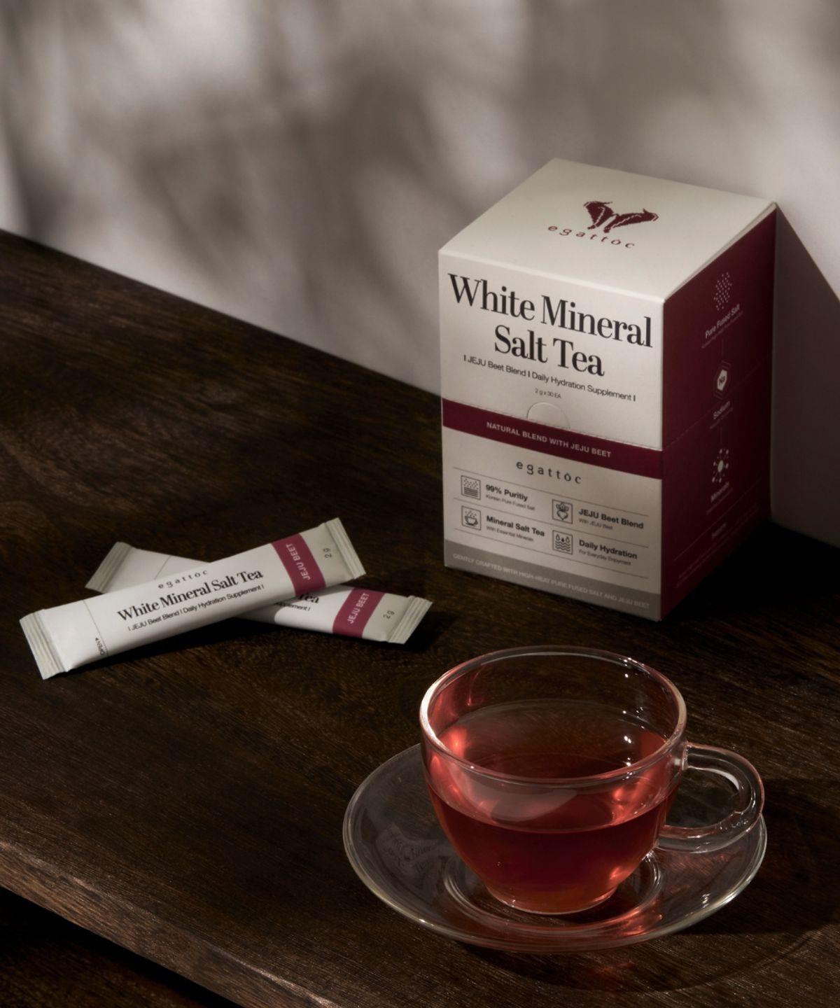 White Mineral Salt Tea