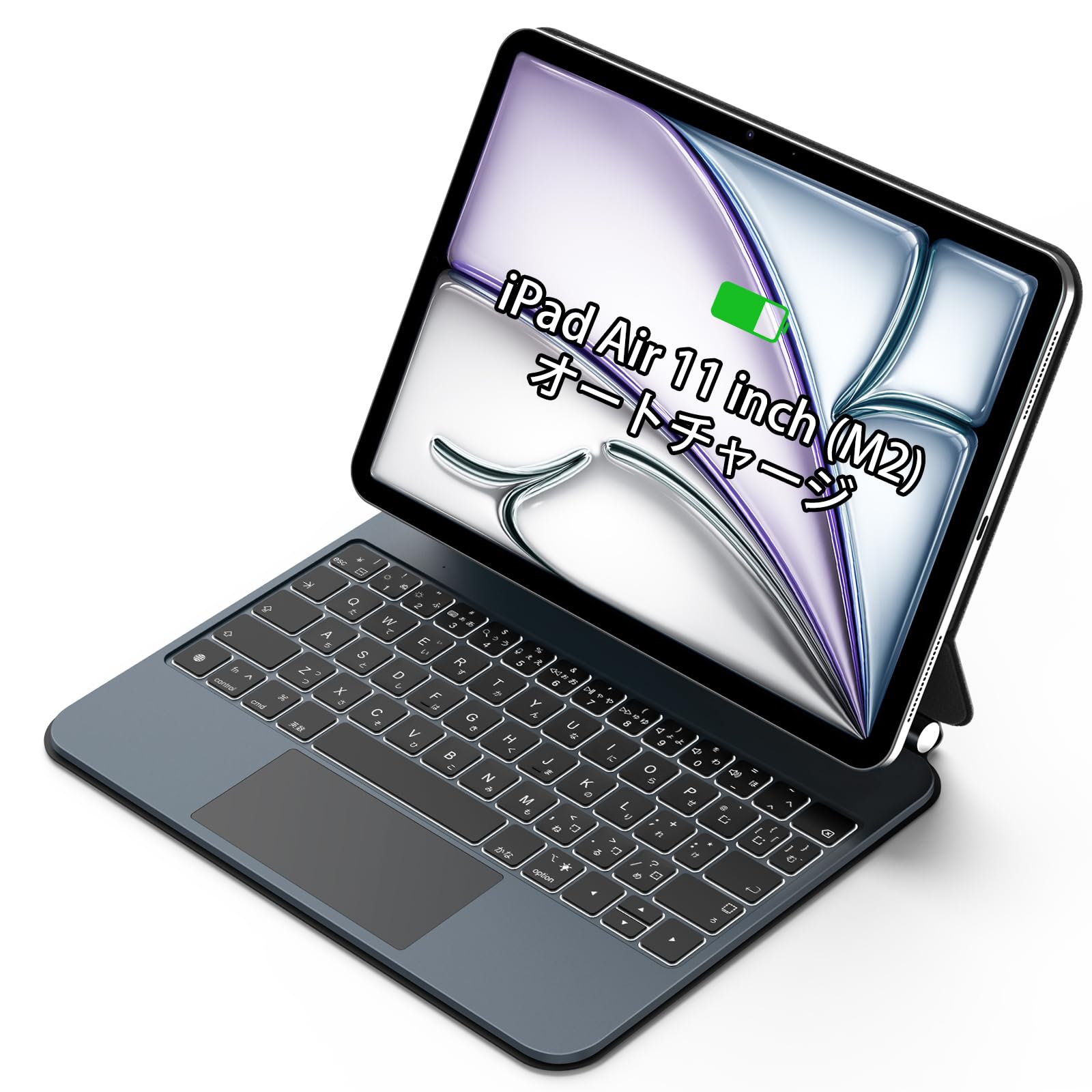 

Bettdow Automatic Magic Keyboard 2024 iPad Air6 11 дюймов совместима с умной клавиатурой, не требует зарядки, совместима с iPad Pro 11 Air, чехол-клавиатура с высоким