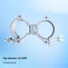 Single & Double Hook for Stage, Par, and Moving Head Lights - Cast Aluminum