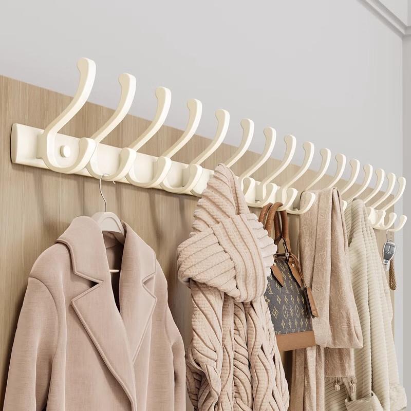 XuanYong Rymdaluminium Väggmonterad Kroklist för Kläder