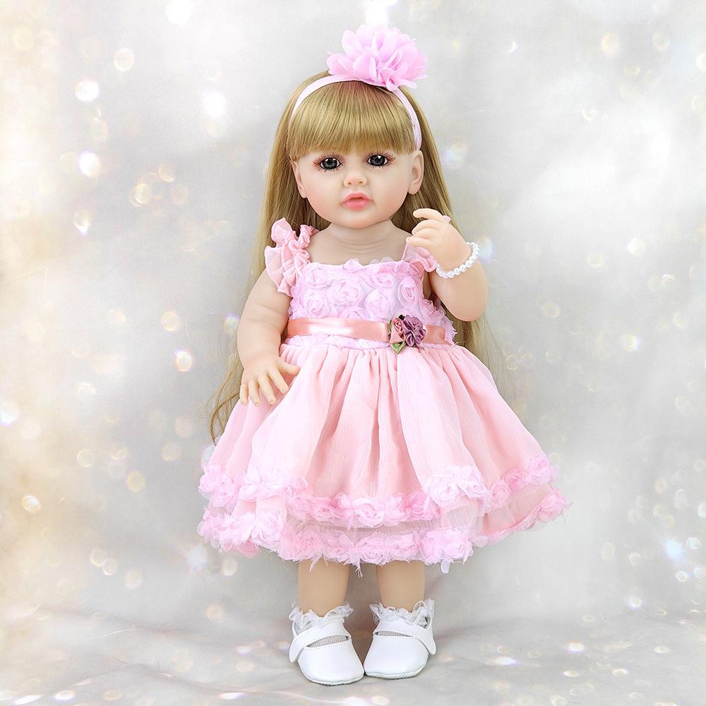 

55СМ Очаровательная кукла реборн со сменной одеждой и готовая к купанию: Идеальная игрушка и успокаивающий компаньон в подарок для детей Clothes Only