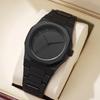 Matte Black Octagonal Men's Fashion Quartz Watch