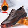 Men's Spring Business Brogue Leather Shoes - Genuine Leather Hollow Sandals