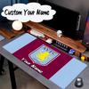 Custom Name Mouse Pad Aston Villa Fc Crest Mouse Pad, Gaming Mouse Pad, Keyboard Pad, Desk Decor for Computer Notebook Fan Birthday Gift
