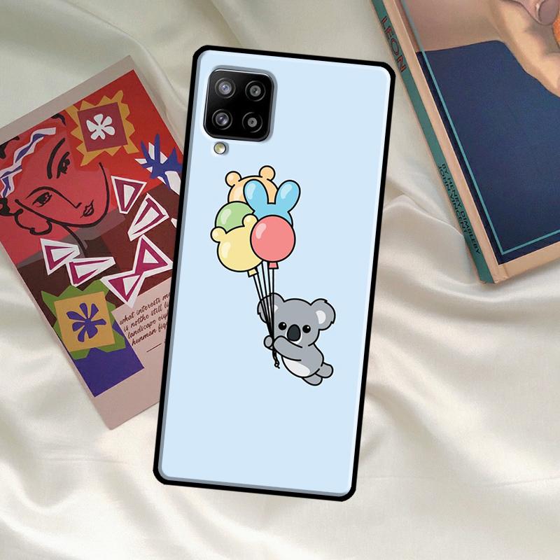 Cartoon Painting Animal Koala Case For Samsung Galaxy A56 A36 A06 A13 A53 A32 A12 A22 A52 A35 A26 A16 A55 A15 A54 A34 A14